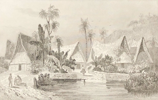 habitations_ualan_archipel_iles_carolines_micronesia_1836_xix_oceanie
