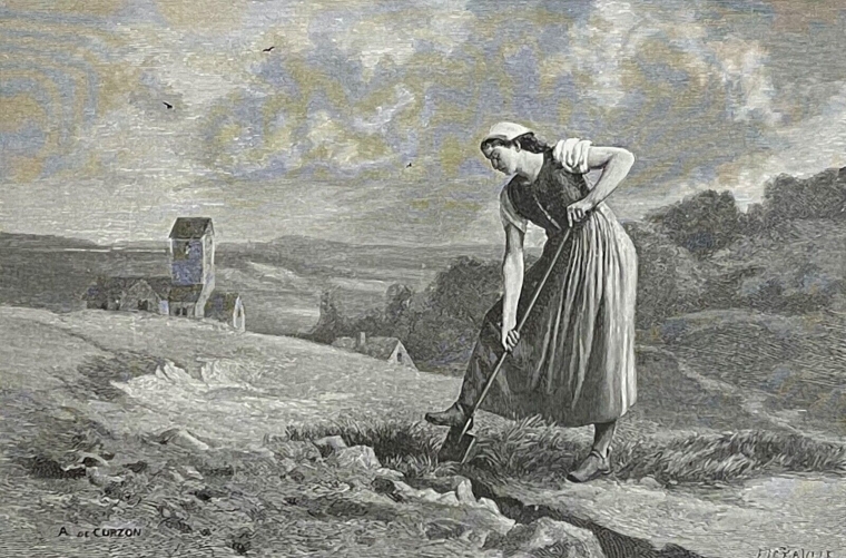 jeanne_darc_domremy_jeanne_travaille_au_champ_guerre_de_cent_ans_gravure_1887