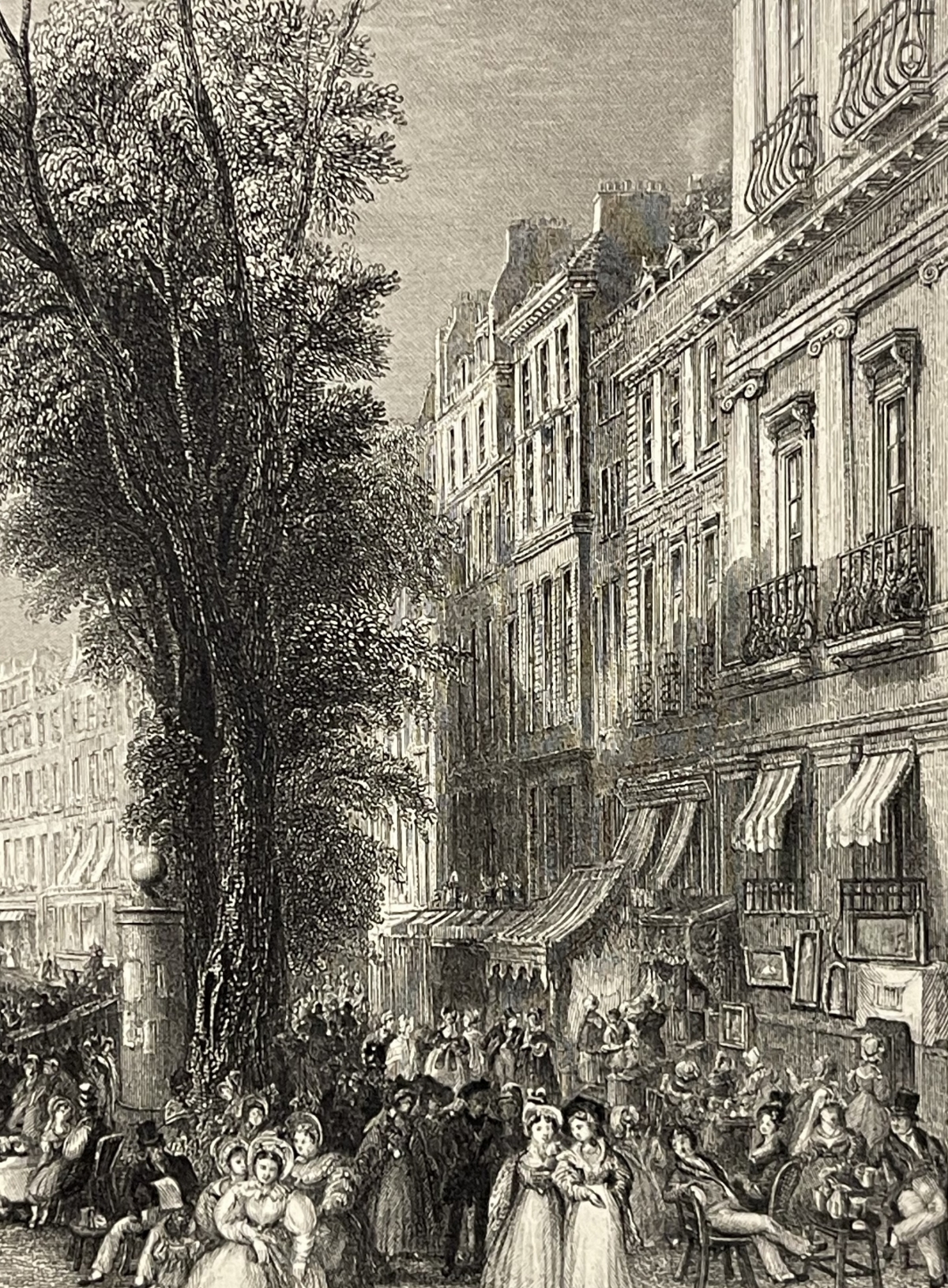 jmw_turner_boulevards_engraving_c1833_antique_french_street_scene_print
