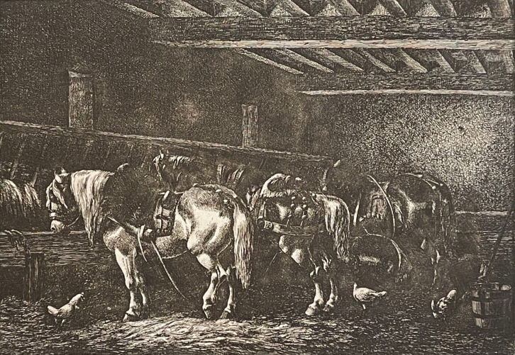 ecurie_d???auberge_dapres_bernard_sarazin_gravure_circa_1850_cheval_chevaux_france