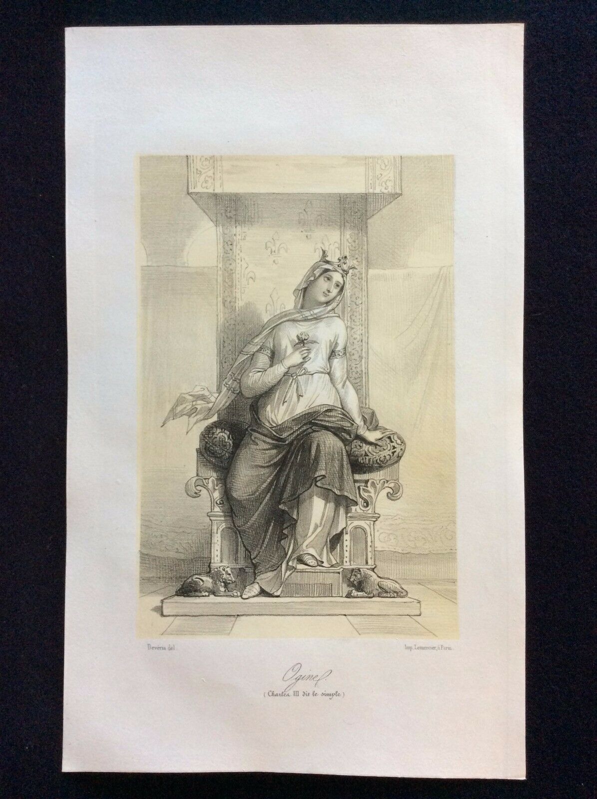 reine_ogive_edwige_de_wessex_roi_charles_iii_heliogravure_xix_e_estampe_france