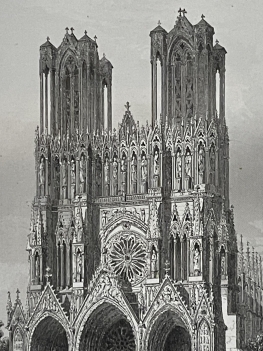 reims_cathedrale_notre-dame_marne_champagne_gravure_de_doerty_1855_france