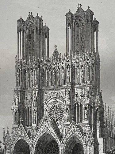 reims_cathedrale_notre-dame_marne_champagne_gravure_de_doerty_1855_france