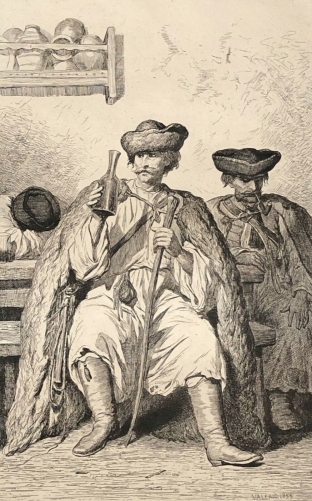 hongrie_paysans_buvant_fumant_dans_une_auberge1855_magyarorszag_dapres_valerio