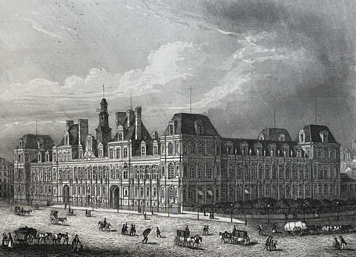 paris_hotel_de_ville_gravure_de_formster_1855_france