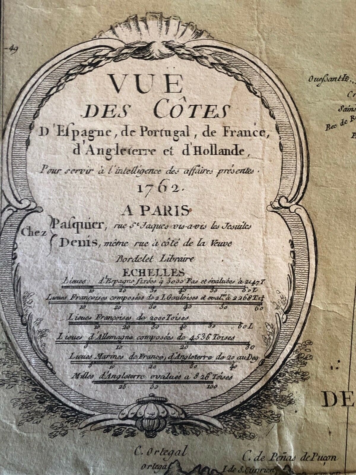 plan_topographique_de_gibraltar_1761_espagne_portugal_angleterre_france_hollande