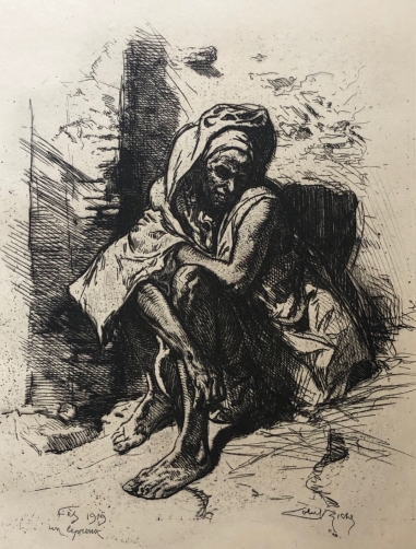 maroc_fes_un_lepreux_1919_almery_lobel-riche_1880-1950_orientaliste_etat_final