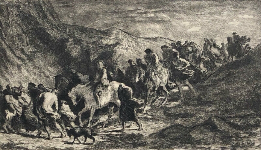 honore_daumier_les_emigrants_grave_par_rene_pinard_pointe_seche_1910_emigré