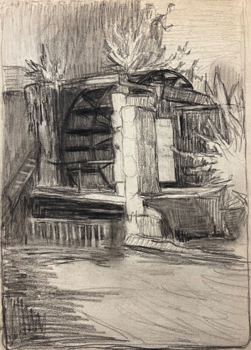lisle-sur-la-sorgue_roues_a_aubes_1918_ecole_provencale__france