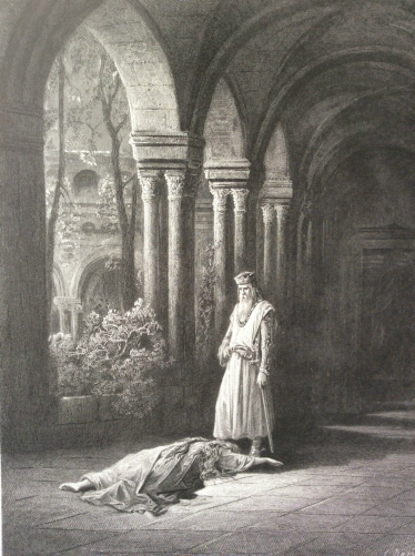 gustave_dore_gravure_les_idylles_du_roi_alfred_tennyson_1869_roi_arthur_xix_eme