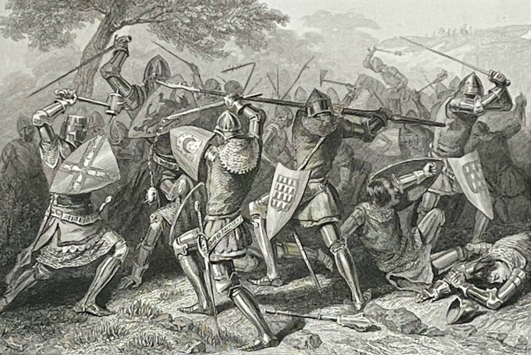 guillac_combat_des_trente_1351_guerre_bretagne_morbihan_c_1845_france