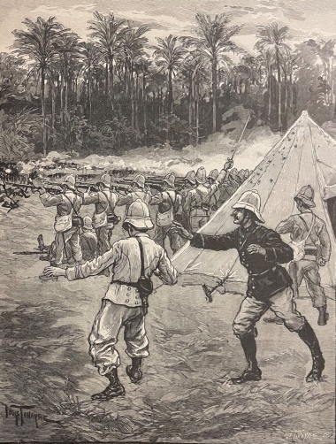 dogba_mort_du_commandant_fauran_royaume_dahomey_benin_1895_afrique