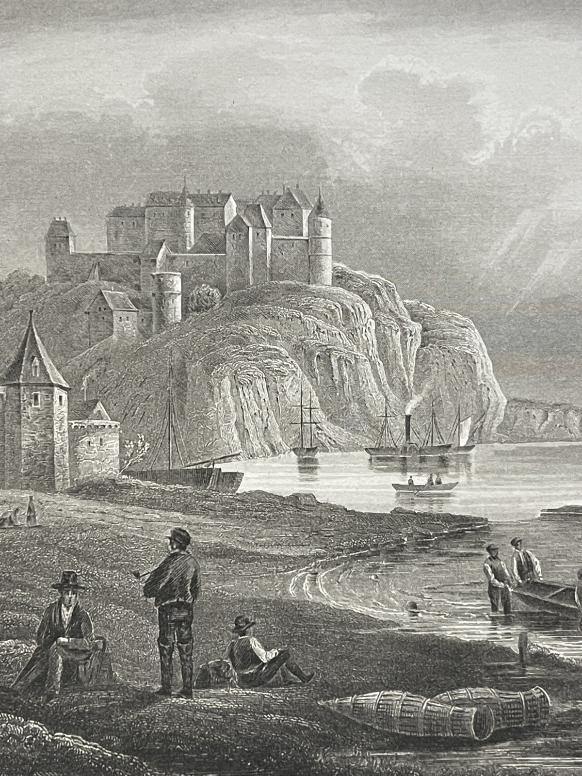 caen_carlvados_orne_normandie_france_gravure_vers_1835