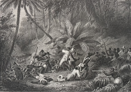 bataille_ravine_1802_a_couleuvres_retablissement_esclavagisme_esclave_1836_haiti