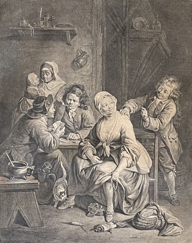 la_chauffrette_j_vasseur_johann_klaus_debut_xixe_jeux_de_cartes_chat_fumeur