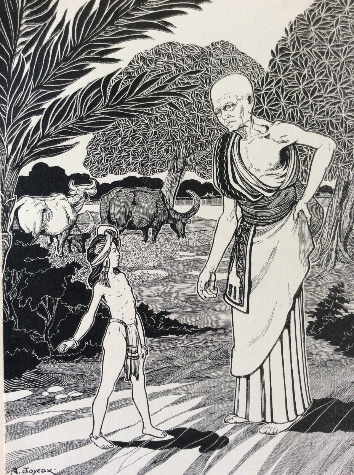 bouddhisme_bouddha_gaudama_paroles_merveilleuses_gravure_sur_zinc_joyeux_1922