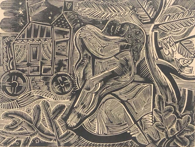 jurgielewicz__miecyaslaw_1893-1983_galanterie_pologne_polska_xylographie_1948
