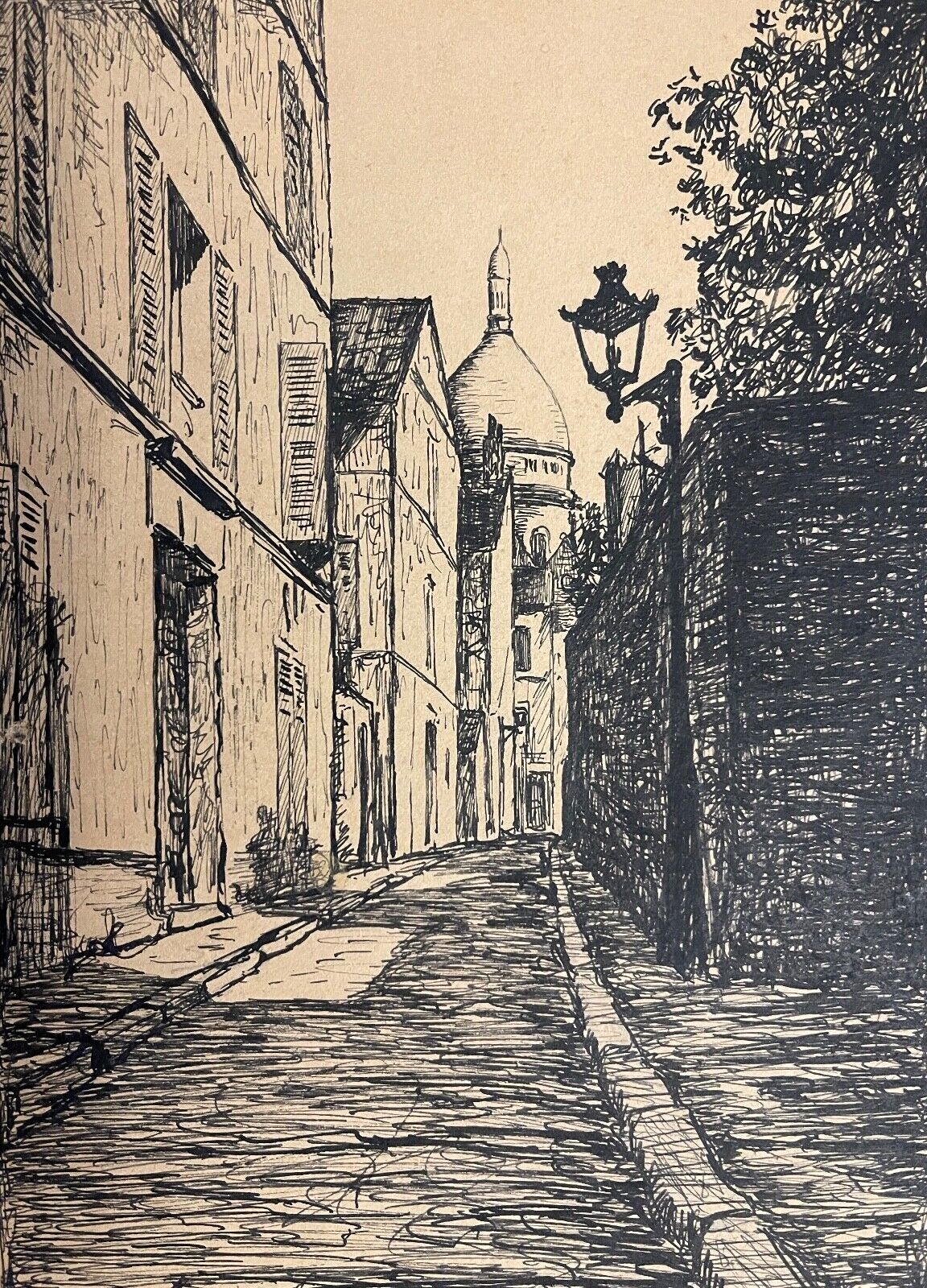 paris_rue_saint-rustique_montmartre_dessin_plume_de_g_merry_1922_france