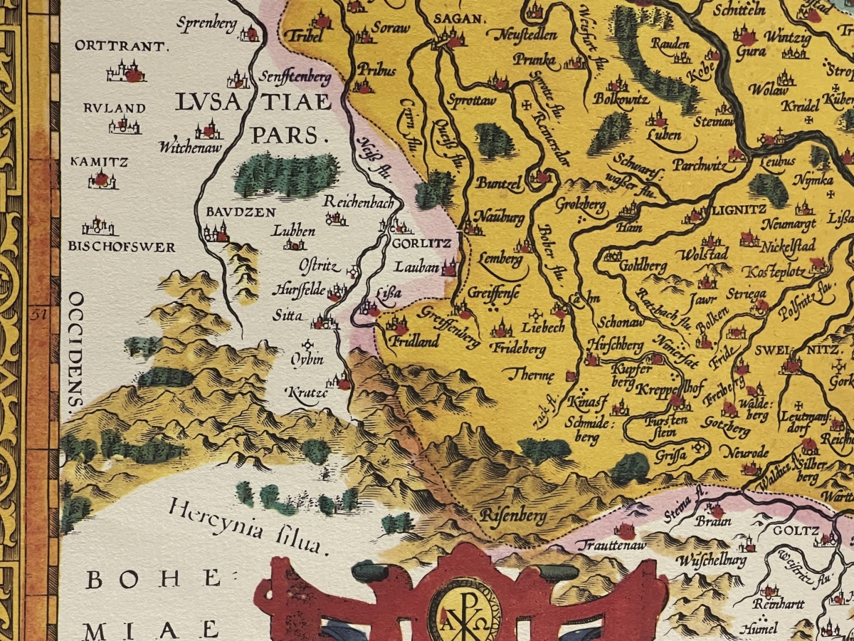 allemagne_silesie_carte_martino_helwigio_de_1595_tirage_de_1969_silesiae