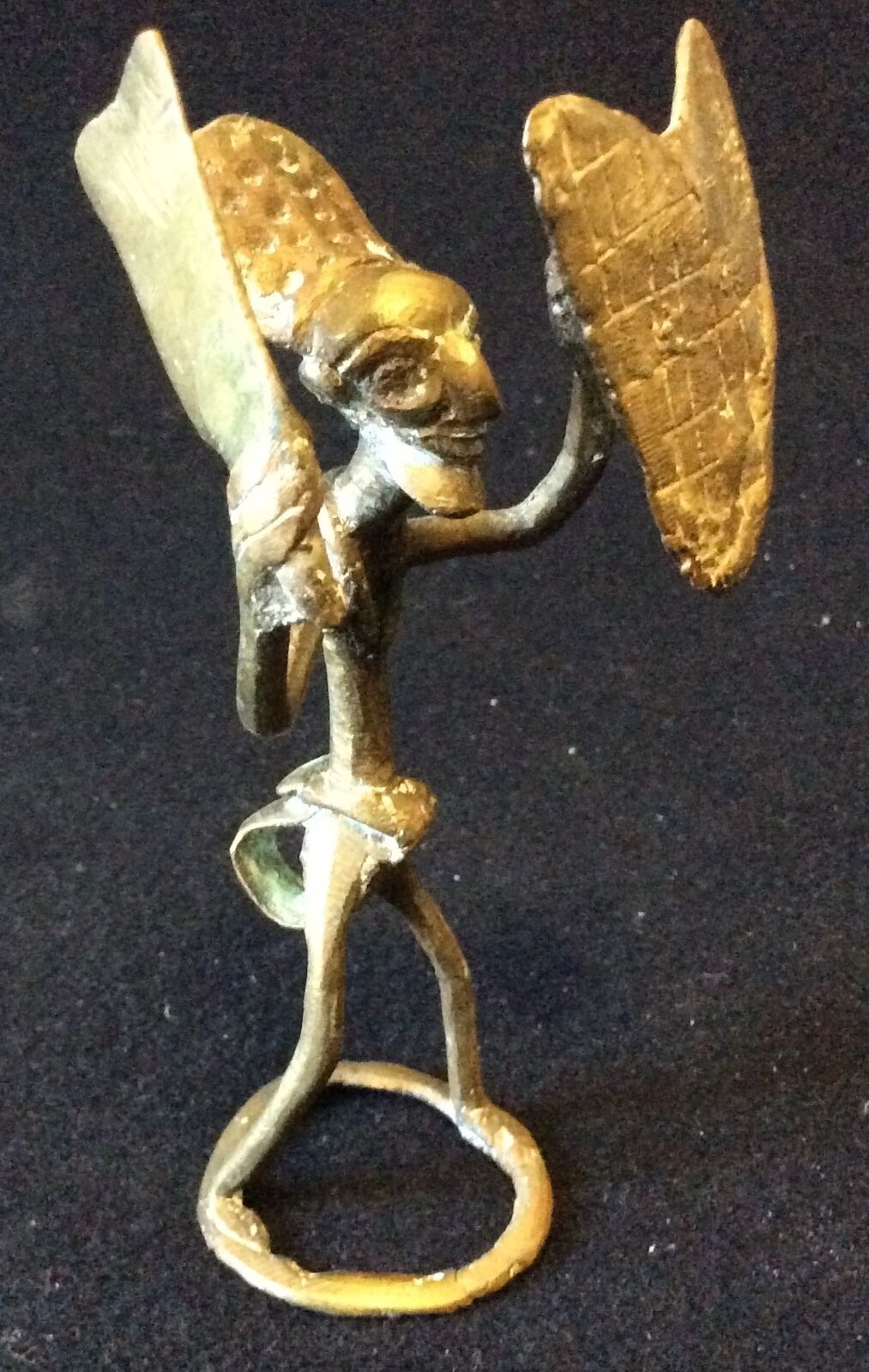 poids_peson_bamoun__cameroun_guerrier_en_bronze,_poids_afrique_africa_