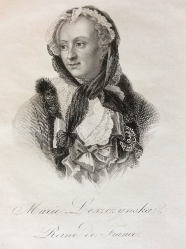 marie_leszczynska_leczinska_reine_france_fille_roi_pologne_gravure_xix_e_poland