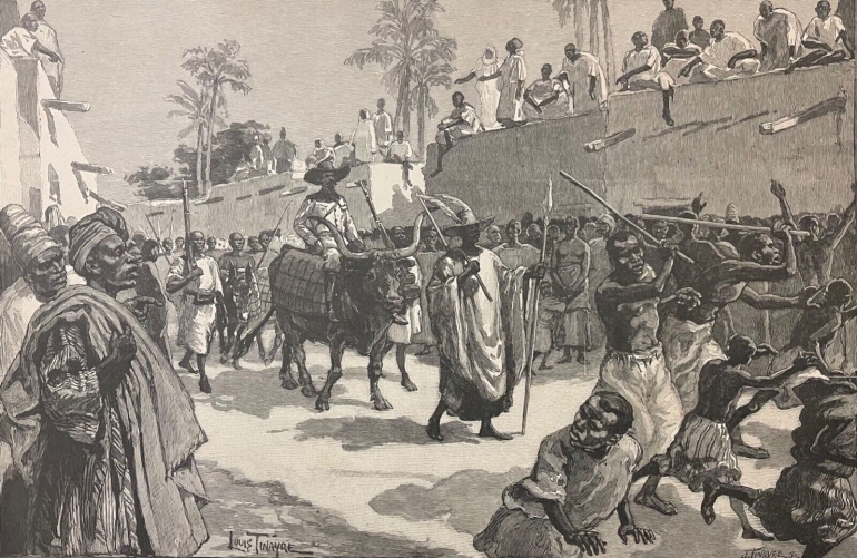 entree_a_kong_royaume_dahomey_benin_1895_afrique