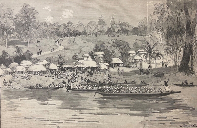 debarquement_legion_etrangere_a_fanvie_royaume_dahomey_benin_1895_afrique