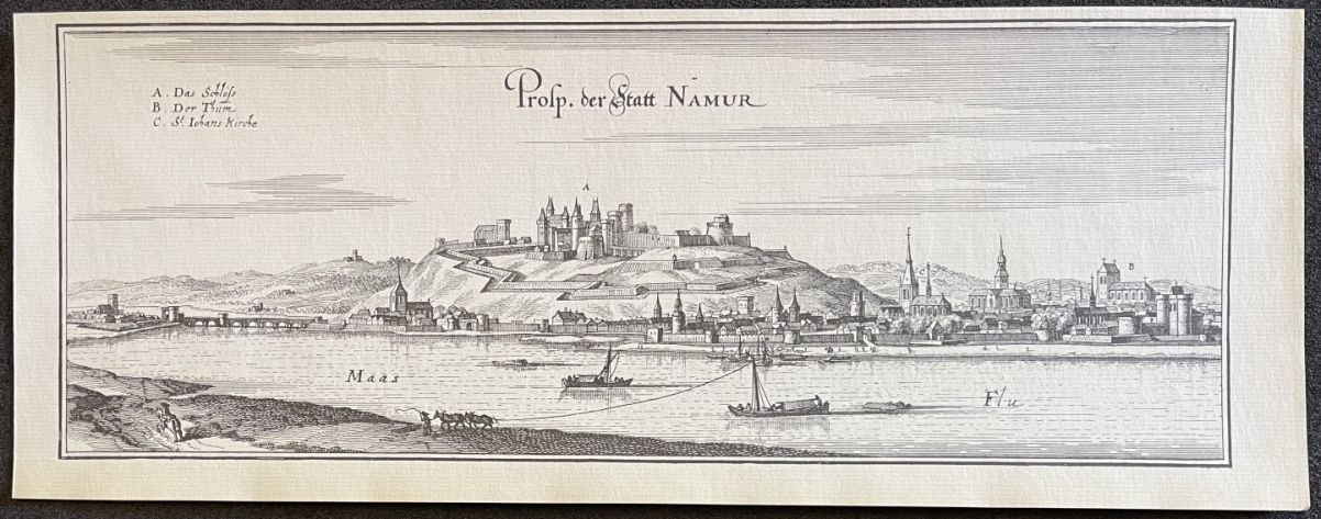 namen_namur_belgique_en_1650_matthaeus_merian_1593-1650_heliogravure_c_1960