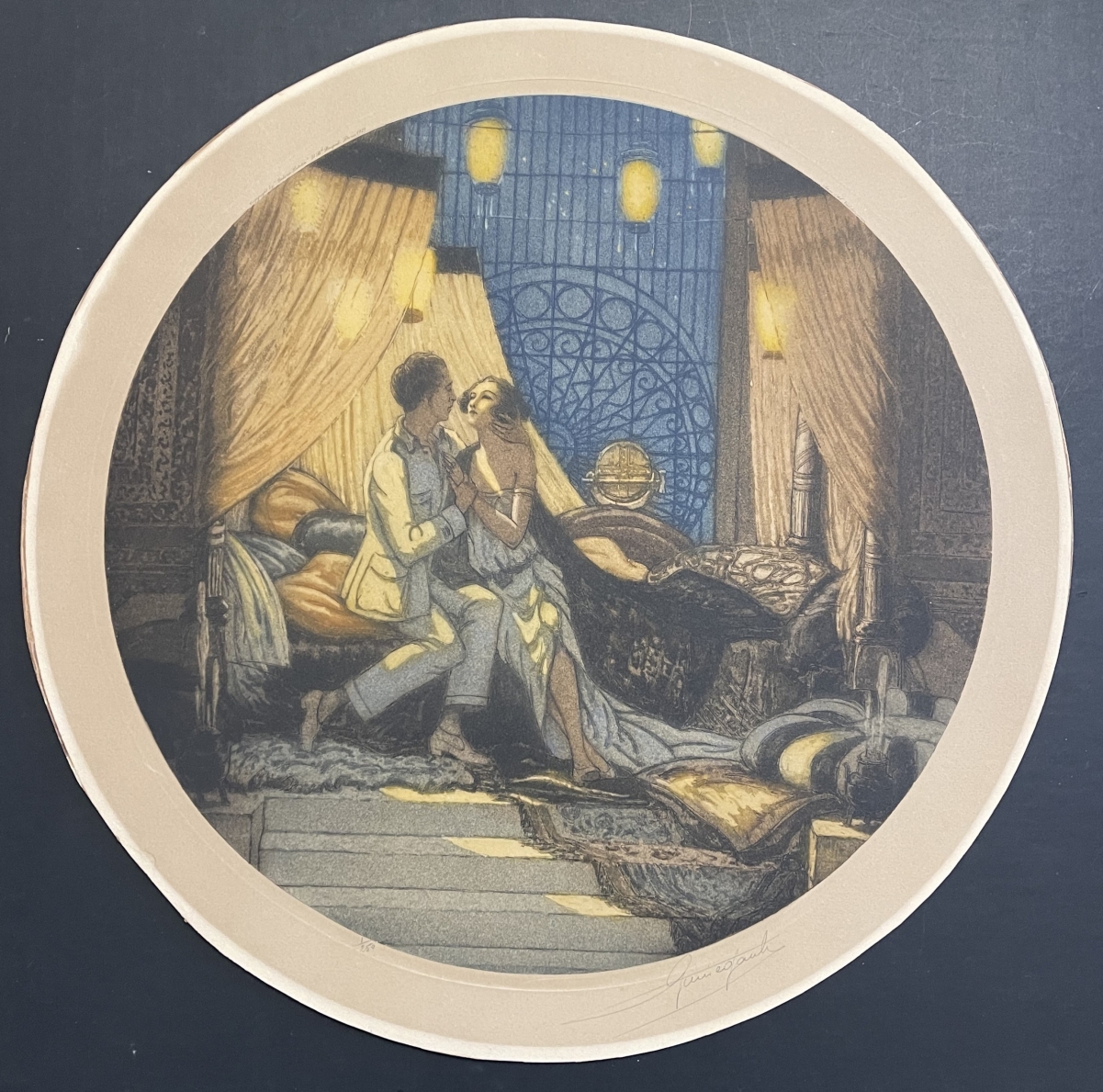 georges_pierre_guinegault_1893-1983_grande_aquatinte_ronde_les_amants_signee