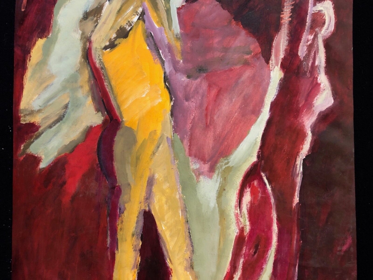 art_contemporain_grande_gouache_fin_du_xxe_65_cm_par_44,3_cm