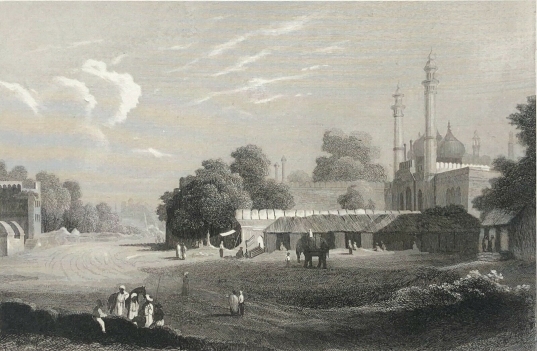 vue_de_delhi_gravure_vers_1850_inde_india