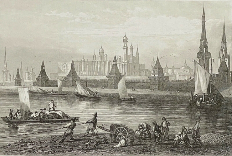 moscou_russie_en_1863_gravure_de_schoeder_xix