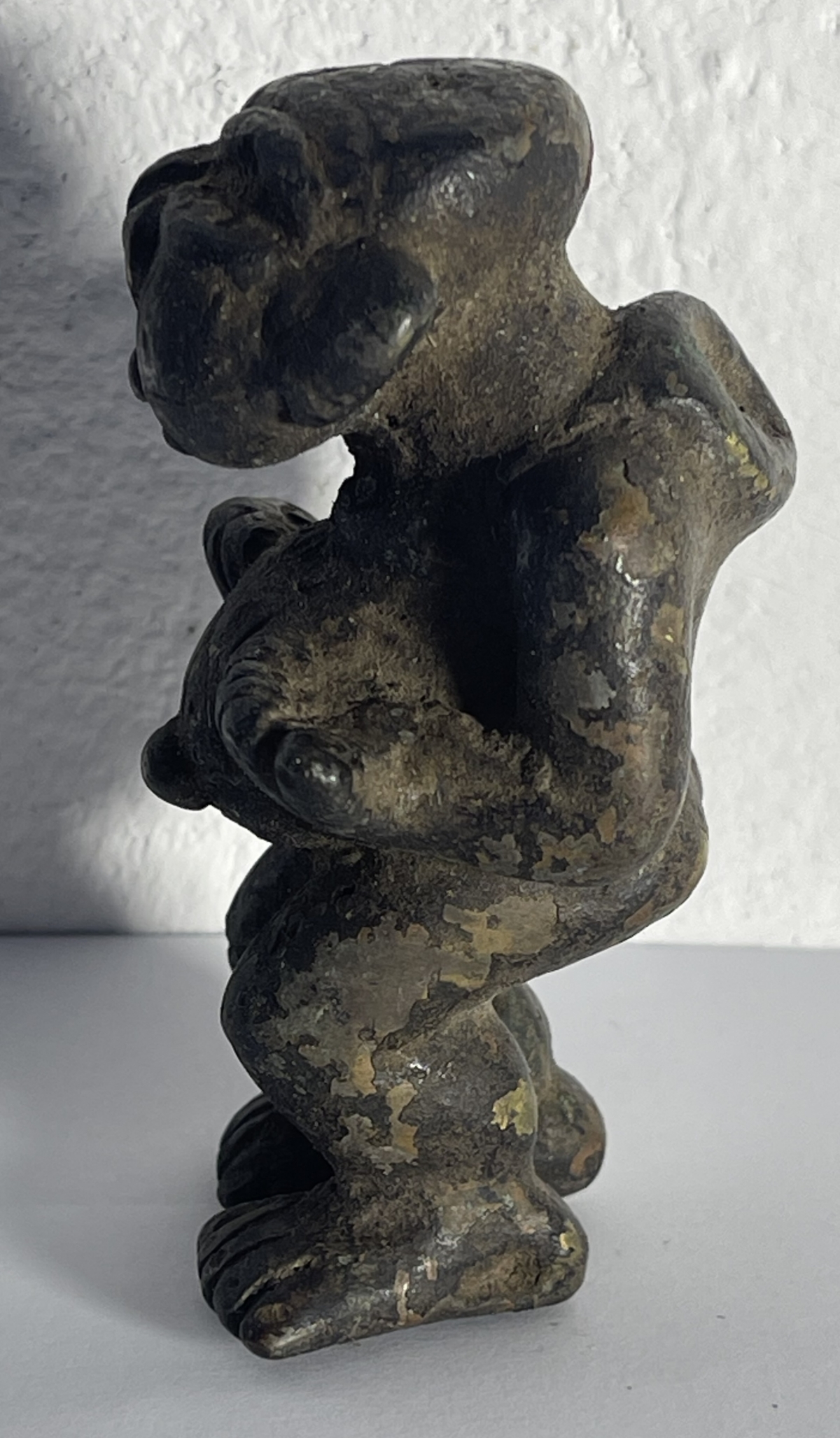 art_premier_statuette_bronze_tikar_cameroun_8,5_cm_afrique_animisme_animiste