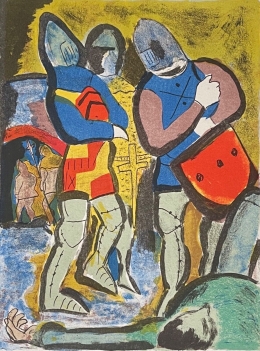 pierre_ambrogiani_1907-1985_lithographie_moyen_age_marseille