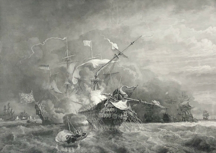combat_du_cap_lezard_1707_guerre_succession_espagne_grande_bretagne_france1840