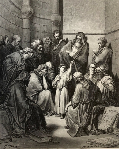 jesus_parmi_les_docteurs_dapres_gustave_dore_estampe_de_1874_israel