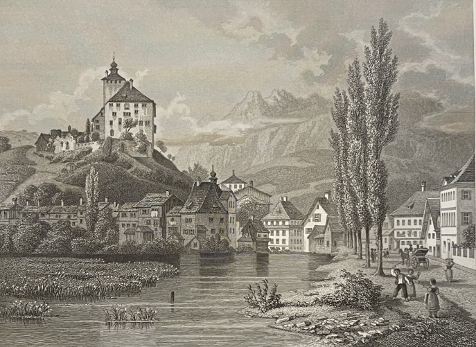 chateau_de_werdenberg_canton_st_gallen_suisse_gravure_de_1863