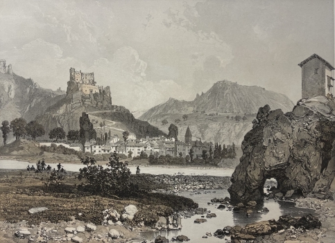 guillaumes_vallee_du_var_lithographie_1864_alpes-maritimes_provence_france