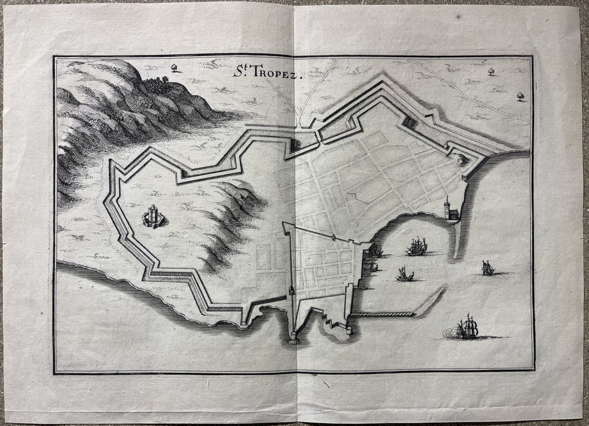 saint-tropez_1655_carte_originale_de_mathieu_merian_var_provence_france
