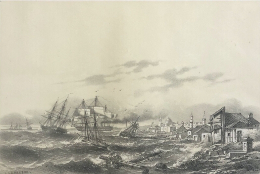 guerre_de_crimee_1855_ukraine_russie_vue_d_eupatoria_russe_lithographie