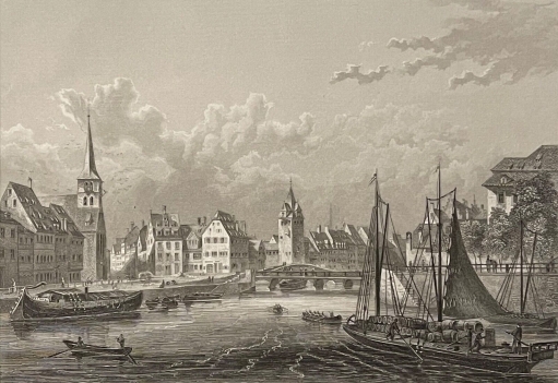 strasbourg_ficher_quai_alsace_gravure_vers_1860_france_europe