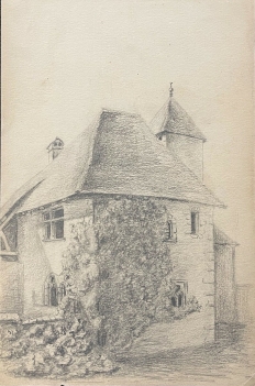 chateau_de_duingt_en_1895_dessin_graphite_anonyme_haute-savoie