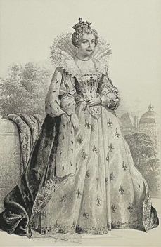 marie_de_medicis_1575-1642_reine_de_france_lithographie_de_1848_xixe