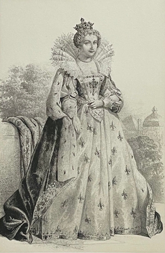marie_de_medicis_1575-1642_reine_de_france_lithographie_de_1848_xixe