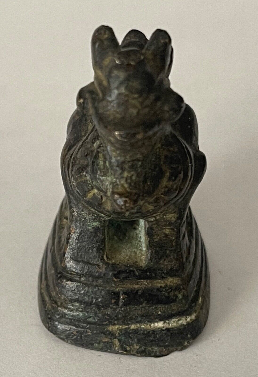 poids_en_bronze_xviii_singha_birmanie_cambodge_laos_thailande_114_grammes