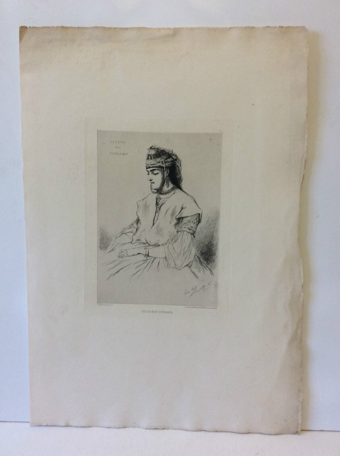 aisha_bent_tchelabia_lithographie_de_edmond_pierre_a__hedouin_1820-1889