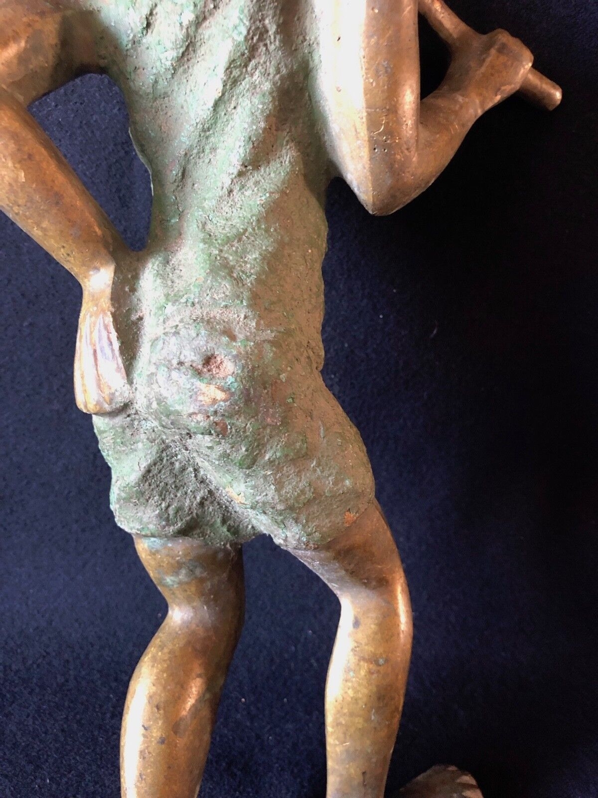 tchad_afrique__grand_paysan_en_bronze__h_35,5_cm,_6kg_600__vers_1960