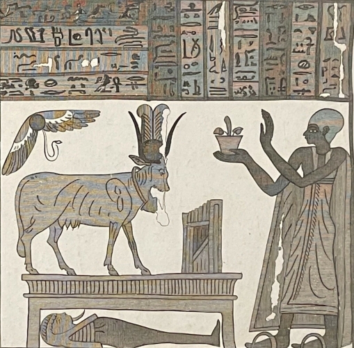 offrande_a_isis_gravure_originale_de_1830_anonyme_egypte