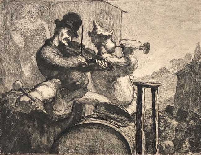 honore_daumier_saltimbanques_graveur_rene_pinard_pointe_seche_c_1910_musique