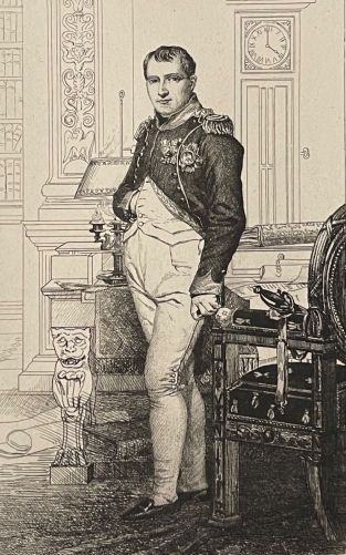 jacques-louis_david_1815_napoleon_bonaparte_dans_son_cabinet_gravure_vers_1880